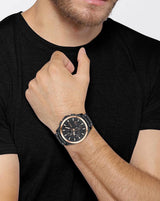 Hugo Boss Grandmaster Black Dial Black Steel Strap Watch for Men - 1513885 Buy Now By Hugo Boss