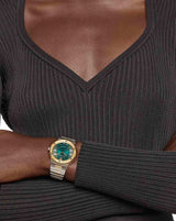 Versace Greca Green Dial Silver Steel Strap Watch for Women - VEVH00720 Buy Now By Versace