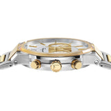 Shop Salvatore Ferragamo F-80 Classic White Dial Two Tone Steel Strap Watch for Men - SFME00821 in USA