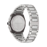 Shop Salvatore Ferragamo Sapphire Chrono Blue Dial Silver Steel Strap Watch for Men - SFME01123 in USA