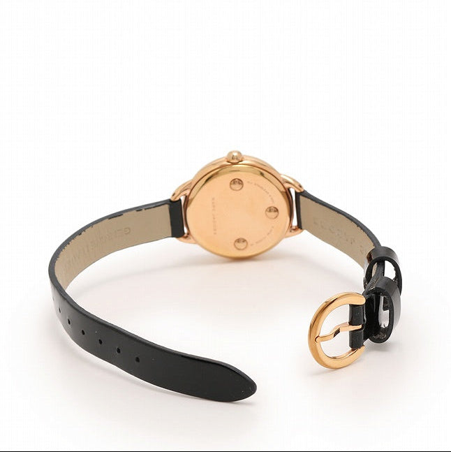 Marc Jacobs Betty Mother of Pearl Black Dial Black Leather Strap Watch for Women - MJ1513 Buy Now By Marc Jacobs