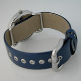 Marc Jacobs Blue Dial Blue Leather Strap Watch for Women - MBM1137 Buy Now By Marc Jacobs