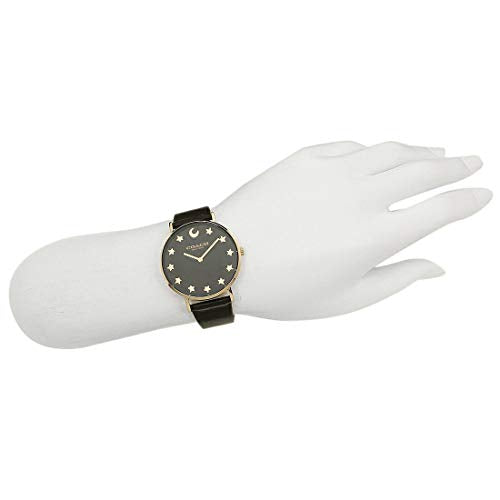 Coach Perry Black Dial Black Leather Strap Watch for Women - 14503042 Buy Now By Coach
