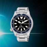Citizen Promaster Fugu Limited Edition Diver's 200m Automatic Black Dial Silver Steel Strap Watch For Men - NY0098-84E Buy Now By Citizen