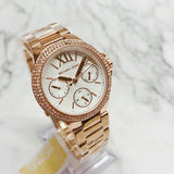 Michael Kors Camille Multifunction White Dial Rose Gold Steel Strap Watch For Women - MK6845 Buy Now By Michael Kors