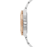 Guess Sunray Multifunction Crystals Silver Dial Two Tone Steel Strap Watch For Women - GW0616L3 Buy Now By Guess