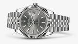 Shop Rolex Datejust 41 Oyster Grey Dial Two Tone Oystersteel & White Gold Strap Watch for Men - M126334-0014 in USA