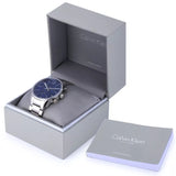 Shop Calvin Klein City Chronograph Blue Dial Silver Steel Strap Watch for Men - K2G2714N in USA