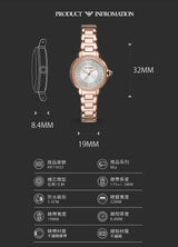 Emporio Armani Mia Three Hand Crystals Silver Dial Rose Gold Steel Strap Watch For Women - AR11633 Buy Now By Emporio Armani
