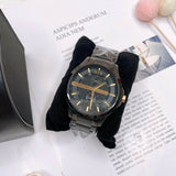 Armani Exchange Hampton Chronograph Black Dial Black Steel Strap Watch For Men - AX2121 Buy Now By Armani Exchange