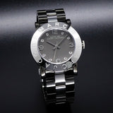 Marc Jacobs Amy Grey Dial Grey Steel Strap Watch for Women - MBM3196 Buy Now By Marc Jacobs