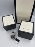 Gucci Grip Quartz Silver Dial Silver Steel Strap Watch For Women - YA157410