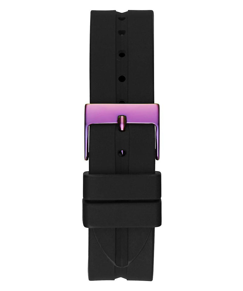 Guess Libra Black Dial Black Silicone Strap Watch For Women - GW0618L3 Buy Now By Guess