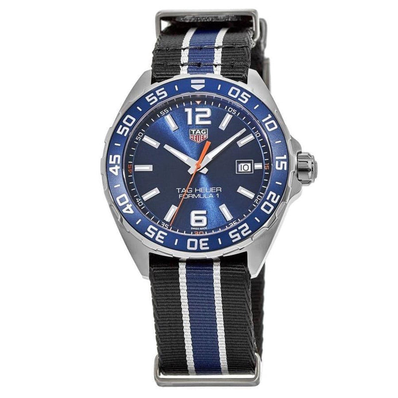 Tag Heuer Formula 1 Quartz Blue Dial Two Tone NATO Strap Watch for Men - WAZ1010.FC8197 Buy Now By Tag Heuer