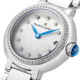Maurice Lacroix Fiaba Diamonds Mother of Pearl Dial Silver Steel Strap Watch for Women - FA1004-SD502-170-1 Buy Now By Maurice Lacroix