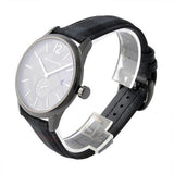 Shop Burberry The Classic Round Horseferry Black Dial Black Leather Strap Watch for Men - BU10010 in USA