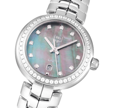 Tag Heuer Link Trilogy Cameron Diaz Diamonds Mother of Pearl Dial Silver Steel Strap Watch for Women - WAT1419.BA0954 Buy Now By Tag Heuer