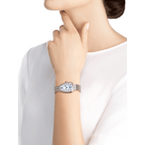 Bvlgari Serpenti Seduttori Diamonds White Gold Dial White Gold Steel Strap Watch for Women - SERPENTI103148