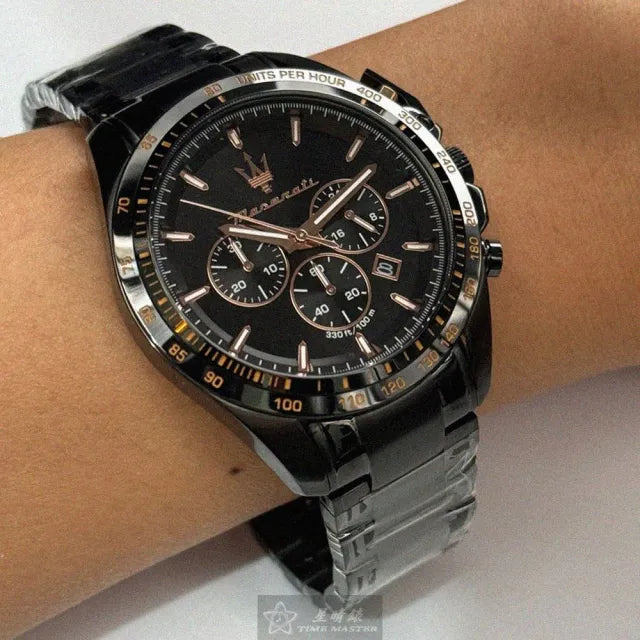 Maserati Traguardo Chronograph Black Dial Black Steel Strap Watch For Men - R8873612048 Buy Now By Maserati