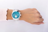 Michael Kors Runway Quartz Blue Dial Silver Steel Strap Watch For Women - MK5953 Buy Now By Michael Kors
