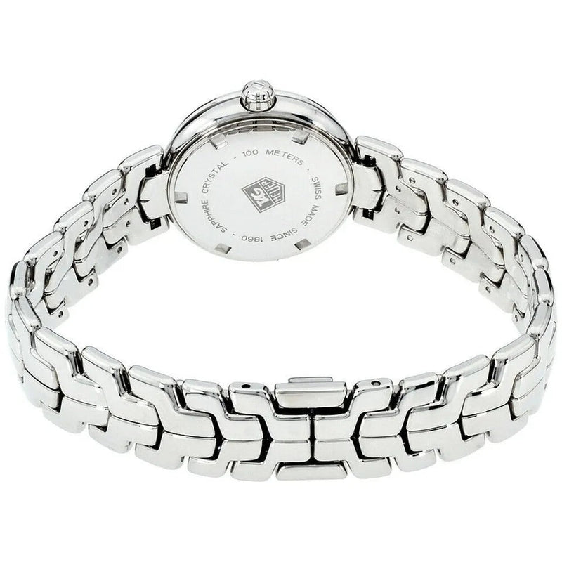 Shop Tag Heuer Link Diamonds Mother of Pearl Dial Silver Steel Strap Watch for Women - WAT1411.BA0954 in USA