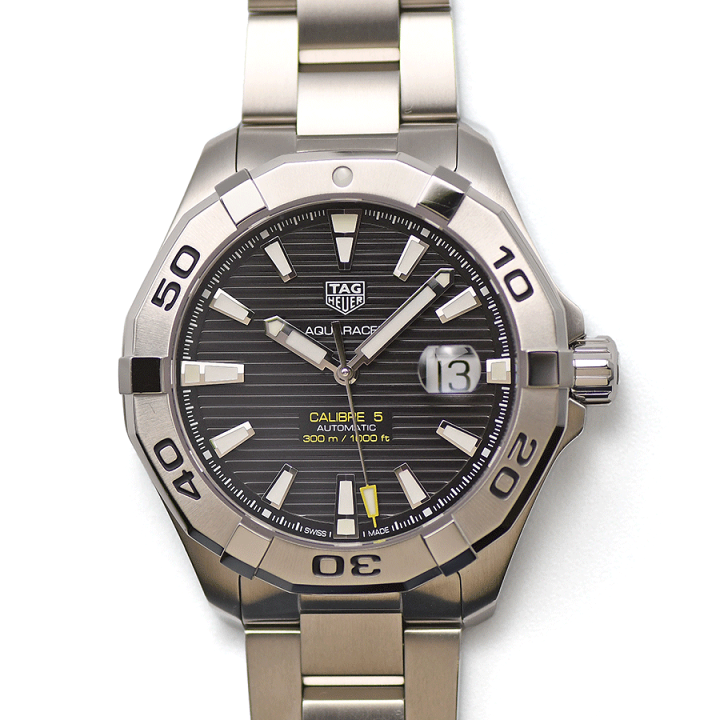 Shop Tag Heuer Aquaracer Black Dial Watch for Men - WAY2010.BA0927 in USA