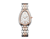 Bvlgari Serpenti Seduttori Diamonds Silver Dial Two Tone Steel Strap Watch for Women - SERPENTI103274