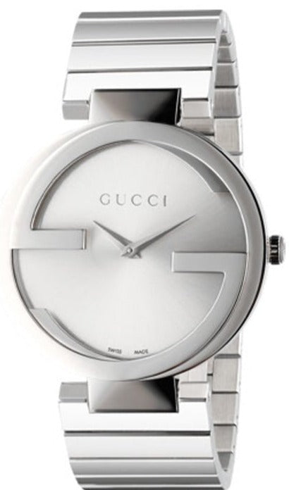 Gucci G Interlocking Silver Dial Silver Steel Strap Watch For Women - YA133308 Buy Now By Gucci