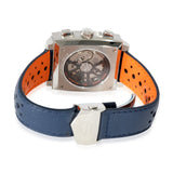 Tag Heuer Monaco Gulf Automatic Chronograph Blue Dial Blue Leather Strap Watch for Men - CBL2115.FC6494 Buy Now By Tag Heuer
