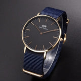 Daniel Wellington Classic Bayswater Black Dial Black NATO Strap Watch For Women - DW00100281 Buy Now By Daniel Wellington