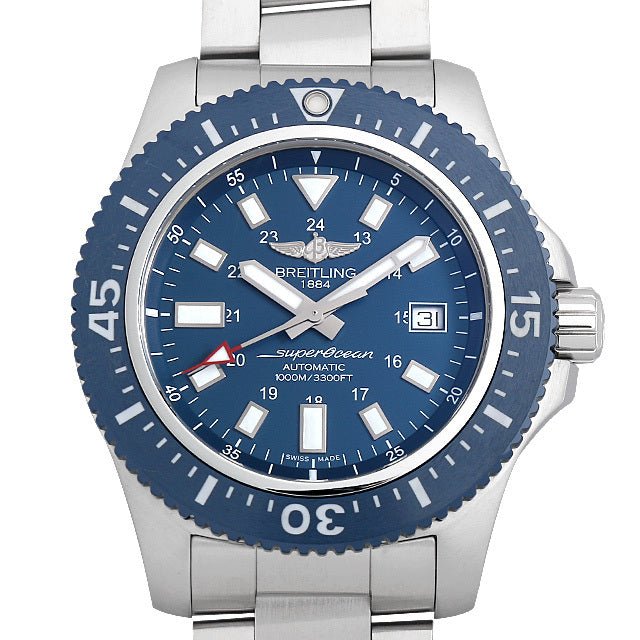 Shop Breitling Superocean II Special Mariner Blue Ceramic Bezel 44mm Mens Watch - Y1739316/C959 in USA