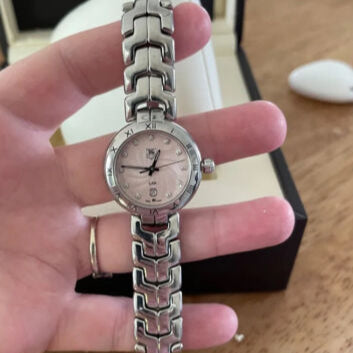 Tag Heuer Link Diamonds Pink Dial Silver Steel Strap Watch for Women - WAT1415.BA0954 Buy Now By Tag Heuer