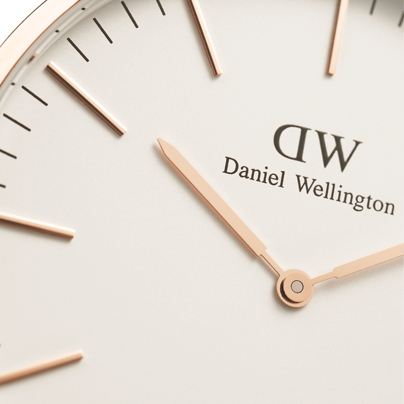 Daniel Wellington Classic Cornwall White Dial Black Nylon Strap Watch For Women - DW00100259 Buy Now By Daniel Wellington