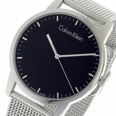 Calvin Klein City Chronograph Black Dial Silver Mesh Bracelet Watch for Men - K2G2G121 Buy Now By Calvin Klein
