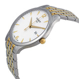Tissot T Classic Tradition White Dial Two Tone Mesh Bracelet Watch for Women - T063.210.22.037.00 Buy Now By Tissot