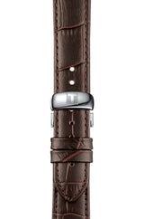 Tissot Tradition 5.5 Lady Silver Dial Brown Leather Strap Watch for Women - T063.009.16.018.00 Buy Now By Tissot