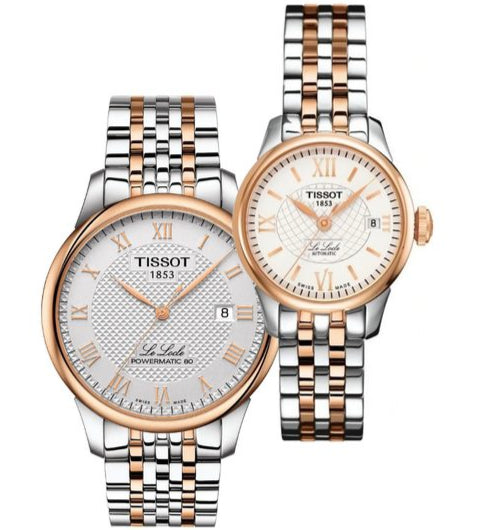 Tissot Le Locle Automatic Small Lady Silver Dial Two Tone Steel Strap Watch For Women - T41.2.183.33 Buy Now By Tissot