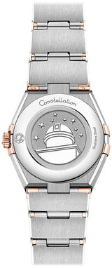 Shop Omega Constellation Quartz Brown Dial Silver Steel Strap Watch for Women - 131.20.25.60.13.001 in USA