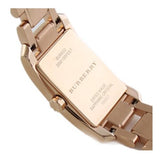 Shop Burberry Heritage Rose Gold Dial Rose Gold Steel Strap Watch For Women - BU9602 in USA