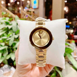 Movado Bold Gold Dial Gold Steel Strap Watch For Women - 3600382 Buy Now By Movado
