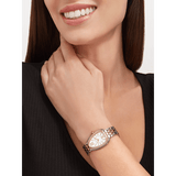 Bvlgari Serpenti Seduttori Diamonds Silver Dial Two Tone Steel Strap Watch for Women - SERPENTI103274