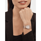Bvlgari Serpenti Seduttori Diamonds Silver Dial Two Tone Steel Strap Watch for Women - SERPENTI103274