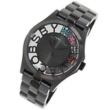 Marc Jacobs Henry Skeleton Black Dial Black Steel Strap Watch for Women - MBM3265 Buy Now By Marc Jacobs