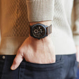 Fossil Machine Flight Chronograph Brown Dial Brown Leather Strap Watch for Men - FS4656 Buy Now By Fossil