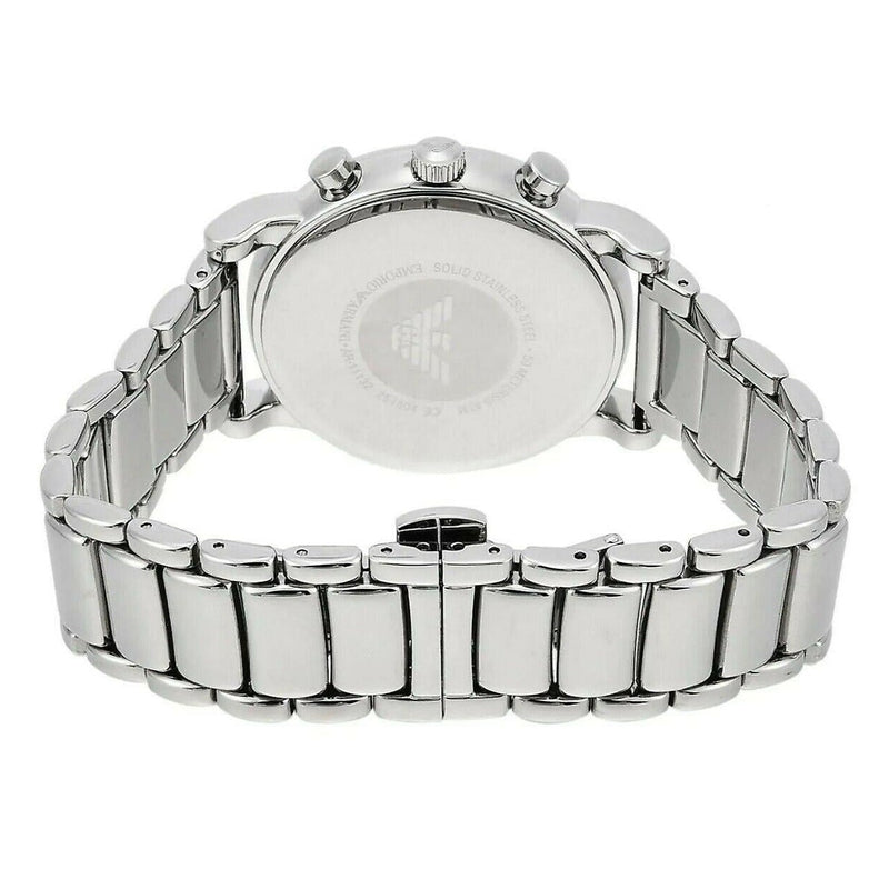 Emporio Armani Luigi Chronograph Blue Dial Silver Steel Strap Watch For Men - AR11132 Buy Now By Emporio Armani