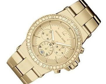 Michael Kors Dylan Quartz Gold Dial Gold Steel Strap Watch For Women - MK5861 Buy Now By Michael Kors