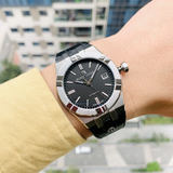 Maurice Lacroix Aikon Date Automatic Black Dial Black Leather Strap Watch For Men - AI6008-SS001-330-1 Buy Now By Maurice Lacroix
