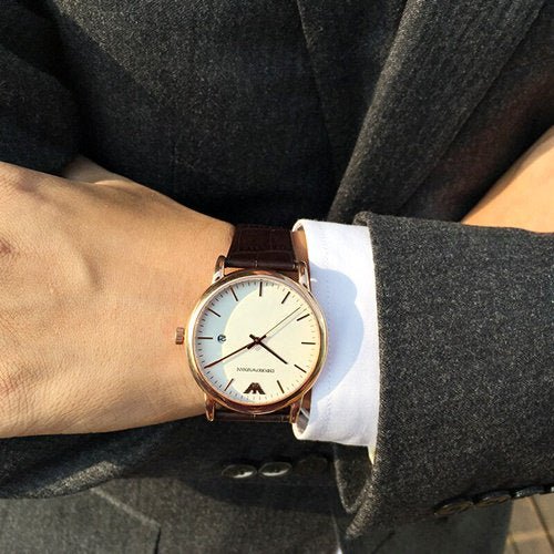 Emporio Armani Luigi White Dial Brown Leather Strap Watch For Men - AR2502 Buy Now By Emporio Armani