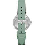 Emporio Armani Gianni T Bar Mother Of Pearl Blue Dial Blue Leather Strap Watch For Women - AR1959 Buy Now By Emporio Armani