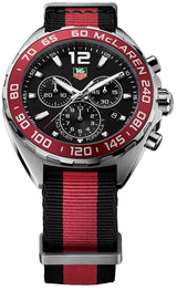 Tag Heuer Formula 1 McLaren Limited Edition Chronograph Black Dial Two Tone NATO Strap Watch for Men - CAZ1112.FC8188 Buy Now By Tag Heuer